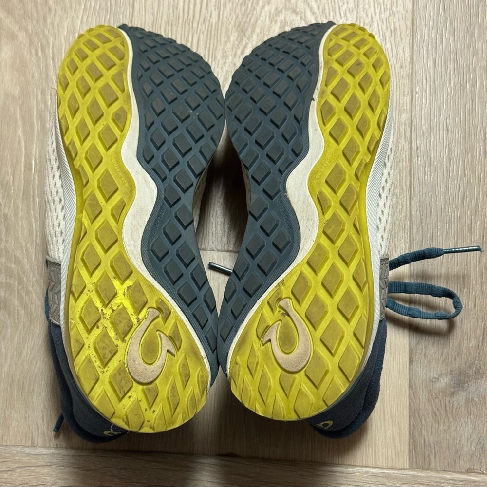 Olukai Wailuku Sneakers Size 7‎ Bright White Lagoon - Picture 9 of 12
